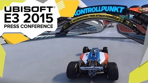 Trackmania Turbo Gameplay Demo - E3 2015 Ubisoft Press Conference