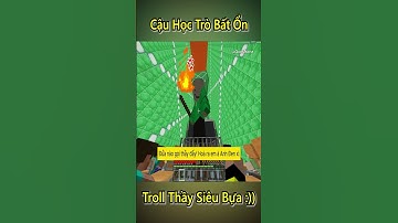 Anh Đen Xì Xì Troll Minecraft Thầy Giáo Bất Lực 🤣 - Tập 44 #shorts