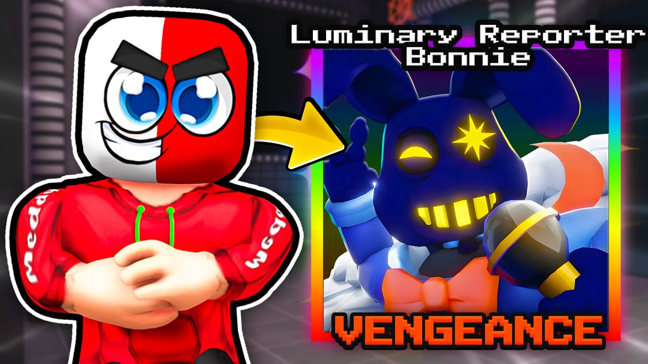 I Unlocked NEW LUMINARY REPORTER BONNIE.. (Five Nights TD 2)