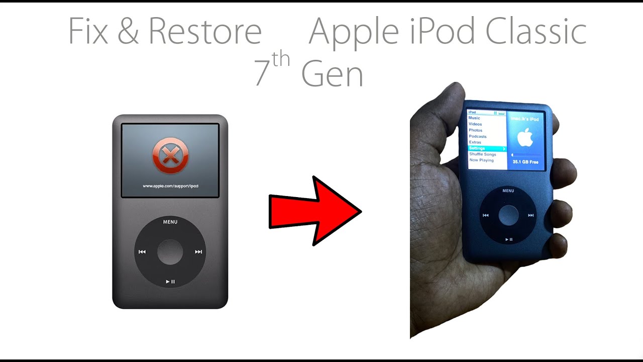 Old Ipod Classic Fix \U0026 Restore