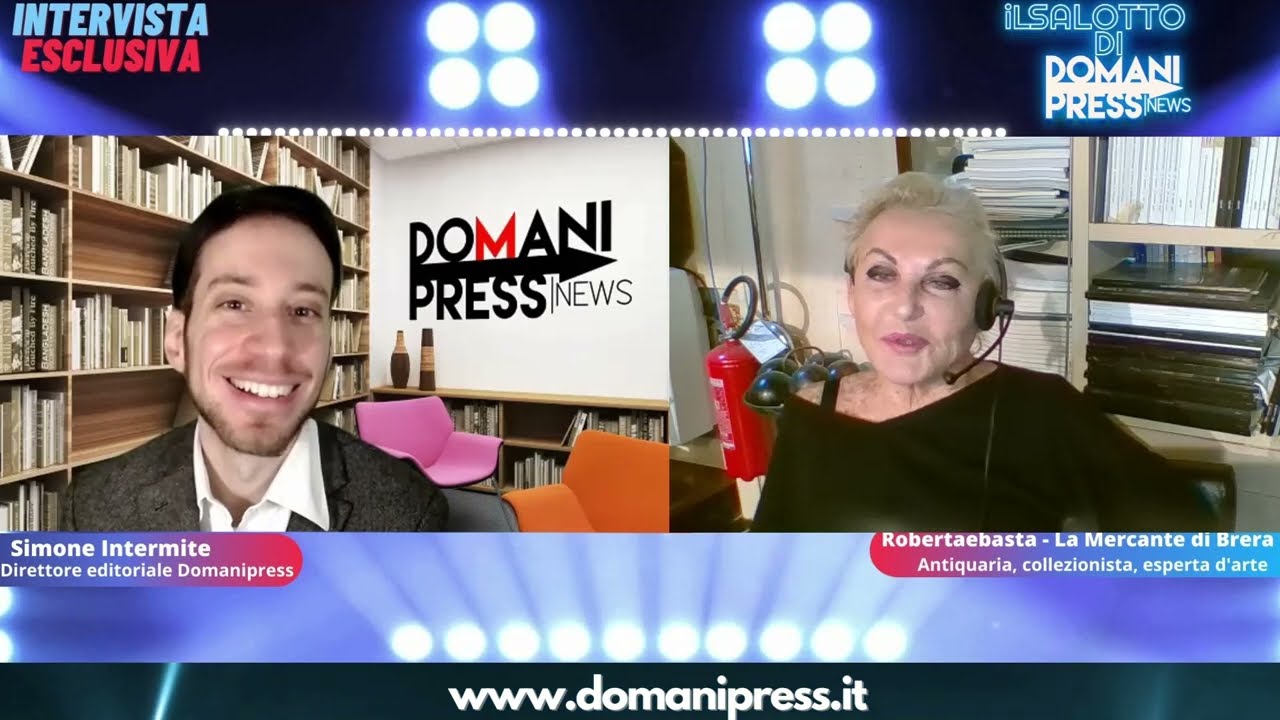 Domanipress Intervista Esclusiva a Roberta Ebbasta (La mercante di Brera) YouTube Domanipress Intervista Esclusiva a Roberta Ebbasta (La mercante di Brera) YouTube