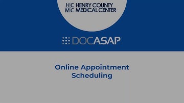 HCMC Medical Clinics Online Provider Appointment Scheduling