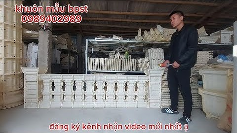 Khuôn cột hàng rào lan can đổ trực tiếp (cc-33)