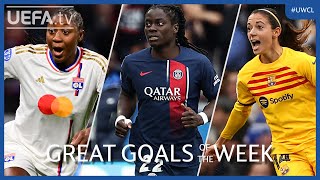 #UWCL Great Goals Semi-Finals | Diani, Chawinga, Bonmatí