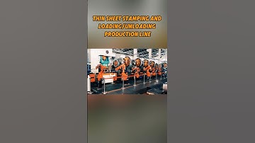 Thin Sheet Stamping: Industrial Robots in Action!#industrialrobots #stampingline #stamping #robot
