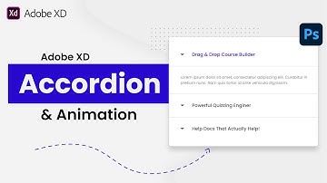 How to Accordion Design With Animation in Adobe XD | Tutorial for Beginners (2021)