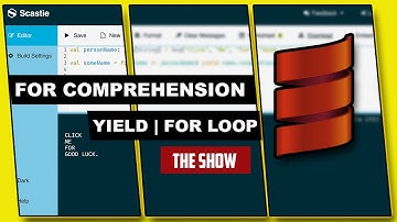 For Comprehension And For Loops In Scala | How Does Yield Work? | Scala Tutorial For Beginners 2020