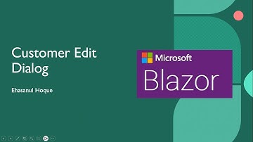 blazor dialog | Save customer using dialog in blazor | Matblazor Dialog |  .NET 8.0 Blazor WASM