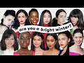 Bright winter color palette and seasonal guide  12 seasons color analysis w online makeup academy