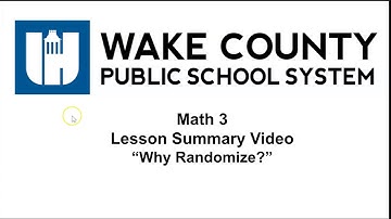 Math 3 Unit 9 Lesson 2 Summary Video