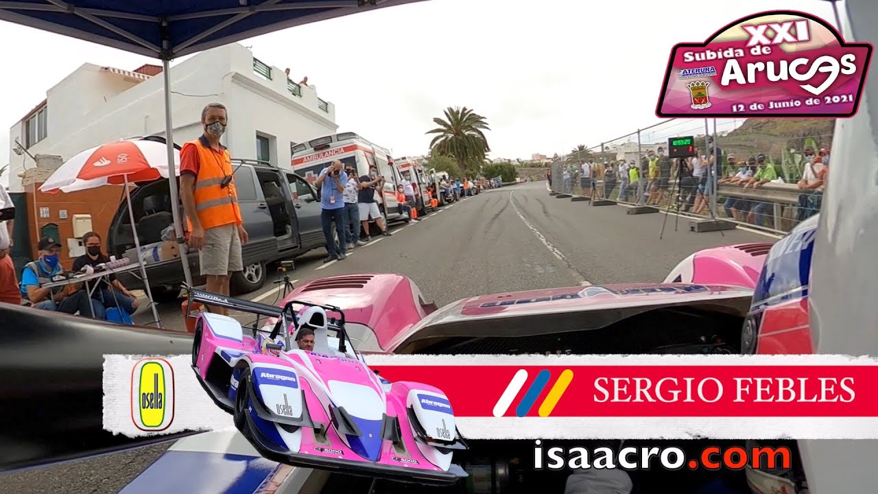 Onboard de Sergio Febles con Osella PA 30 EVO en la XXI Subida de Arucas 2021 by isaacro.com