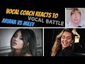 Vocal Coach Reacts to Ariana Grande Vs Miley Cyrus LIVE VOCAL BATTLE