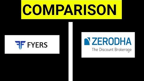 Fyers VS Zerodha Comparison 2024 |Zerodha vs Fyers brokerage charges | Fyers vs Zerodha