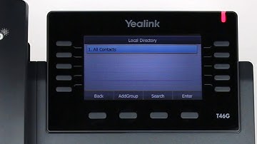 Yealink T46G - Directory