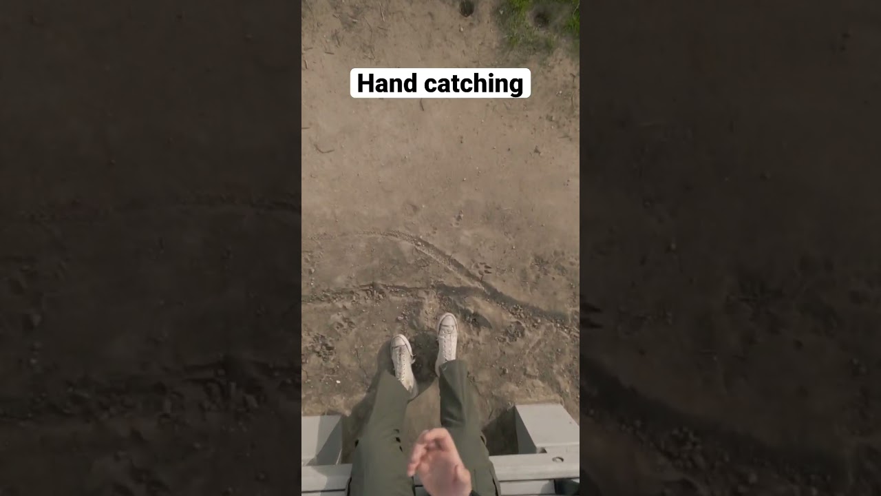 How to hand CAtCh DJI Mini 3 Pro #shorts #dronevideo