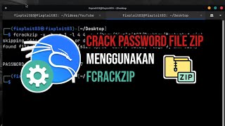 Tutorial Fcrackzip | Crack Password File ZIP Menggunakan Fcrackzip 🔓
