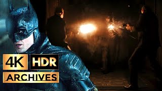 The Batman [ 4K - HDR ] - Dark Hallway Fight Scene (2022)