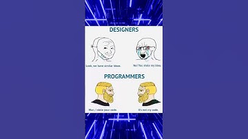 Designer vs Programmer #memes #funny #viral #shorts #tech #sigma #code #design #art #ui #ideas #pc