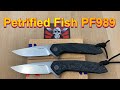 Petrified Fish PF989 in G10 and CF / includes disassembly/ great new offerings from PF !!