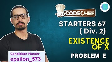 Existence of X || EXISTENCEOFX || Codechef Starters 67 Div2 Problem E