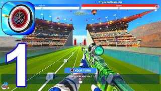 Sniper Champions: 3D shooting - Gameplay Walkthrough Part 1 Tutorial (Android,iOS) screenshot 2