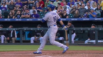 LAD@COL: Ethier connects for a two-run homer