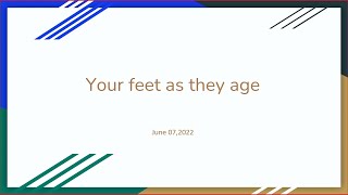 Prime Time Alive- Your feet as you age 6/7/22