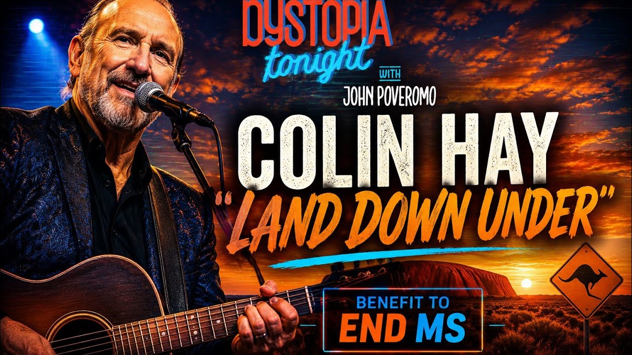 Colin Hay sings Land Down Under for John Poveromo’s live stream benefit to end MS