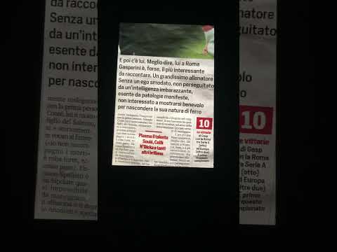 Video Roma Lecce 1-0 2026 VIA GASPERINI E VIA I FRIEDKIN Serie A