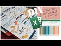 DIY Stickers funcionales en Excel! | Julieta Jareda