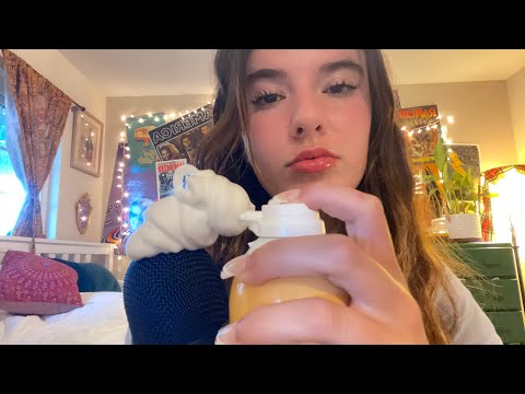 [ASMR] SHAVING CREAM ON THE MIC