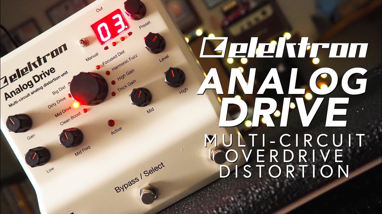 Elektron // Analog Drive Multi-Circuit Boost Overdrive Distortion