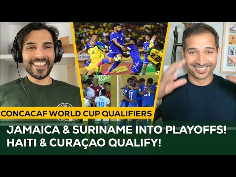 Haiti Curaçao QUALIFY Jamaica Suriname INTO PLAYOFFS World Cup 26 CONCACAF Qualifiers