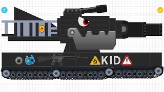 Танк Босс против Всех Боссов #9 Создал новый танк похожий на Дора или КВ6 в Labo tank - Машинки Кида
