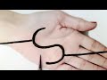 Simple mehndi design trick from s letter by rj henna shorts ytshorts