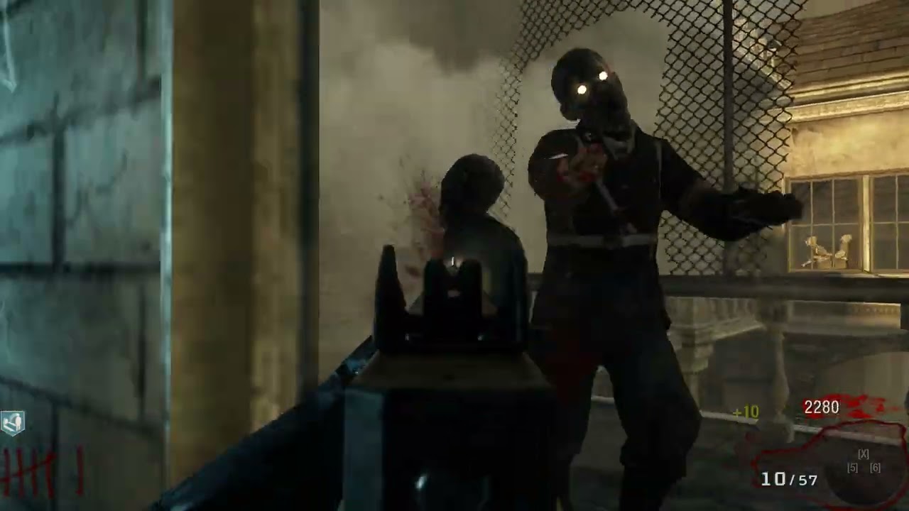 CALL OF DUTY BLACK OPS  ZOMBIES VERRUCKT GAMEPLAY