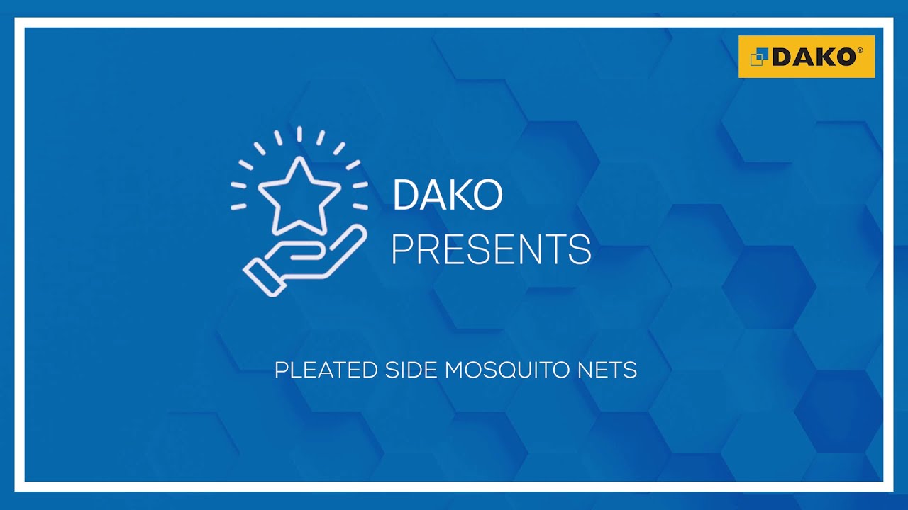 Dako Insect DAKO presents: Side Pleated Insect Screen - YouTube
