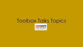 5 Common Toolbox Talk Topics