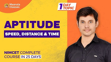 SPEED, DISTANCE AND TIME L-01