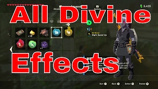 Zelda breath of wild all  Divine Beast Effects and ability's