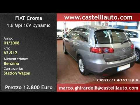 Fiat Croma 1 8 Mpi 16v Dynamic Youtube