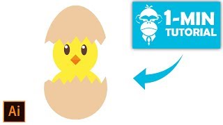 Flat Design Chick - Illustrator Tutorial