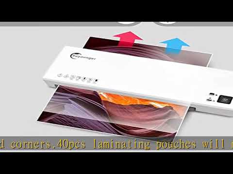 Laminator, 4 in 1 Laminator Machine with 40 Laminating Sheets, A4 Laminating Machine Hot and Cold w