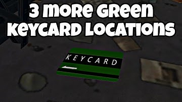 How to Find 3 More Green Keycard Locations in Be a Silly Seal Roblox