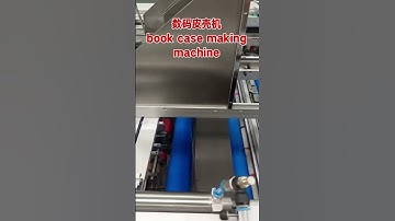 Book case making machine cover machine
