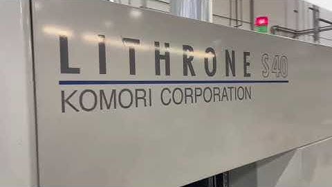 Benford UV curing system on Komori LS 640