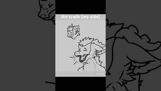 Maw Timelapse (my side of a art trade) #art #furries #furry