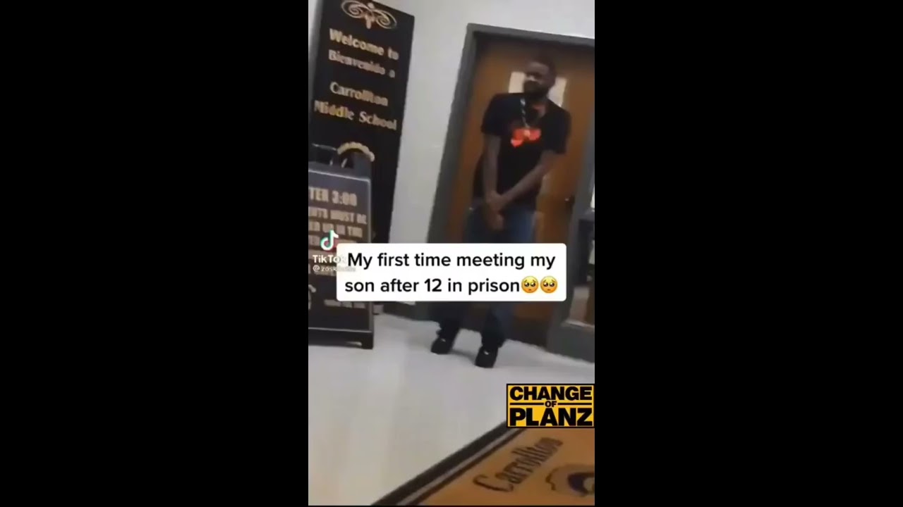 Father Seeing His Son For The First Time After 12 Years In Prison