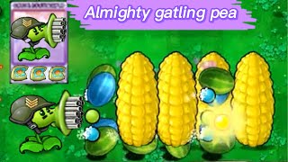 PVZ1 discover: almighty gatling pea ❗❗❗ - HARD MODE MOD PvZ Plus