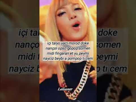 BLACKPİNK-BOOMBAYAH Lisa rap kolay okunu